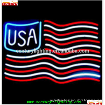 USA national flag neon sign